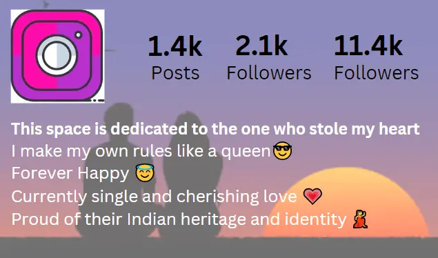 Instagram bio for girl to inspire a boy